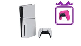 Game console Sony Playstation 5 DualSense 1TB + Joystick Pink Gift